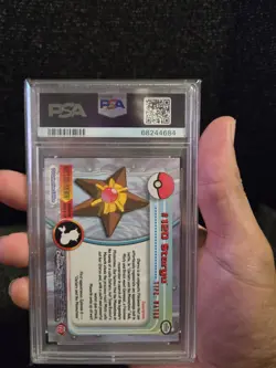 PSA 10 2000 Pokemon Game Topps Chrome Staryu TV Rare Base Set Series 2 GEM MINT - Image 4
