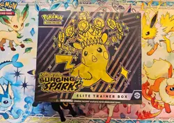 Pokemon TCG Surging Sparks (SV08) Elite Trainer Box (ETB) - NEW (FACTORY SEALED) - Image 2