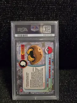 PSA 10 2000 Pokemon Game Topps Chrome Kabuto TV Rare Base Set Series 2 GEM MINT - Image 2