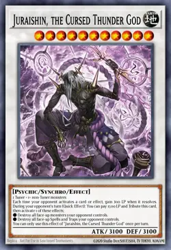 Yugioh! Juraishin, the Cursed Thunder God - ALIN-EN043 - Ultra Rare - NM - Image 1
