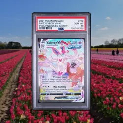 Sylveon VMAX PSA 10 English Pokemon Card 212/203 Evolving Skies 2021 Alt Art - Image 1