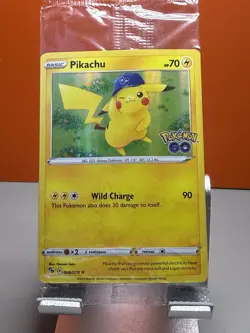 SEALED Pokemon GO Pikachu Holo Promo Card 028/078 - Image 1