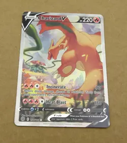 Basic Charizard V Alternate Full Art Brilliant Stars Holo Pokemon TCG Card - Image 3