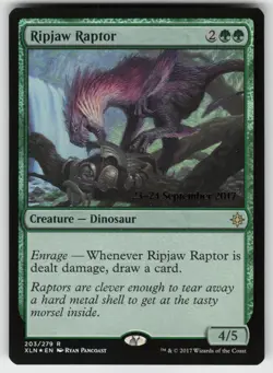 Ripjaw Raptor Foil R Prerelease Cards 203 LP - Image 1