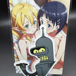 Leafa & Suguha Anime Waifu Card Doujin ACG Goddess Holo - Image 1