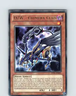 Yu-Gi-Oh TCG DZW - Chimera Clad JOTL-EN001 Unlimited Regular Rare Card NM - Image 1