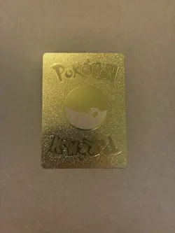 Shining Charizard Gold Foil Custom Display Pokemon Card 🔥 Rare Collector Showca - Image 2