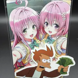 Momo Belia & Nana Astar Anime Waifu Card Doujin ACG Goddess Holo - Image 1