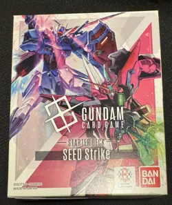 Gundam Card Game Starter Deck ST04 Seed Strike English Sealed - Image 1
