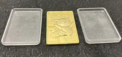 PIKACHU Pokemon 23K Gold Plated Trading Card 1999 Burger King Limited Edition - Image 5