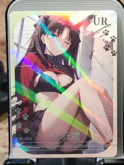 Rin Tohsaka Quiet Time Card Goddess Story Anime Waifu UR UR-014 - Image 1