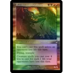 FOIL RAKDOS, LORD OF RIOTS (RETRO FRAME) X4 Ravnica Remastered Magic MTG CARD - Image 1
