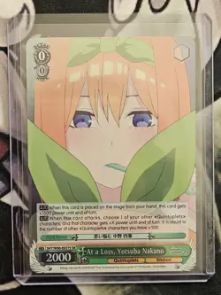 Weiss Schwarz 5 Card Lot 4 Yotsuba Nakano And 1 Rena Quintessential Quintuplets - Image 4