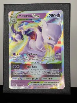 Mewtwo Vstar 031/078 Pokemon GO Ultra Rare Full Art Holo Card Pokemon TCG NM - Image 1