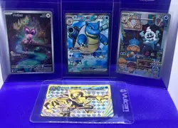 Pokemon 34 Card Lot! SIR/full Art/ EX/ Holo! Blastoise-Glaceon - Image 1