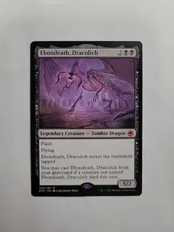 MTG - Ebondeath, Dracolich AFR Regular Mythic #100 - Image 1