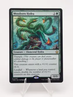 Mossborn Hydra R Foundations Normal 107 MTG NM - Image 1