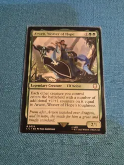 MTG LOTR Arwen Weaver of Hope COMMANDER #035 Lord of the Rings Magic Gathering - Image 1