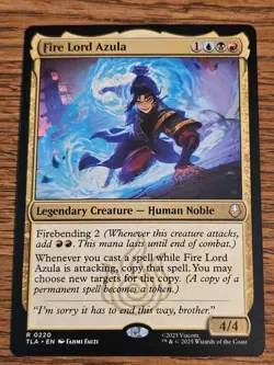 MTG Avatar: The Last Airbender Fire Lord Azula 0220 NM Rare - Image 1
