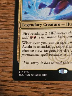 MTG Avatar: The Last Airbender Fire Lord Azula 0220 NM Rare - Image 3