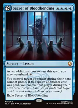1x - Secret of Bloodbending - #69 - Avatar: The Last Airbender - NM MTG - Image 1