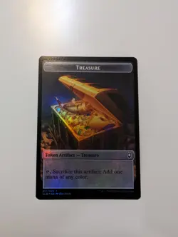 MTG - Treasure/Goat Token (Foil) - Baldur's Gate NM/M Condition - Image 1