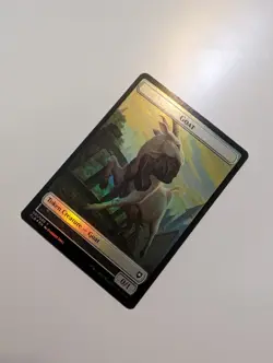 MTG - Treasure/Goat Token (Foil) - Baldur's Gate NM/M Condition - Image 3