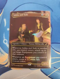 Sokka and Suki (Borderless) Avatar: The Last Airbender: Eternal-Legal Foil - Image 1