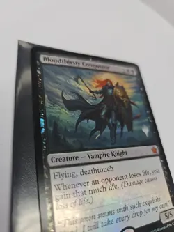 MTG Bloodthirsty Conqueror Foundations Promo Read - Image 3