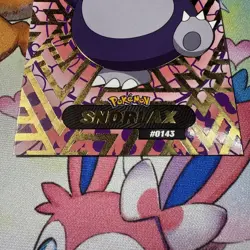 Crystal Shadow Snorlax Gold Holo Textured Rare Peru NON TCG Pokemon - Image 4
