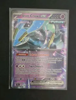 Iron Crown ex 081/162 Double Rare Temporal Forces Pokemon - Pack Fresh Near Mint - Image 1