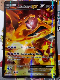 JUMBO CHARIZARD EX XY121 FULL ART POKEMON GENERATIONS BLACK STAR PROMO - Image 1