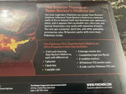Pokemon Team Rocket’s Moltres EX Ultra Premium Collection UPC Factory Sealed New - Image 5