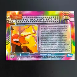 The Trainers Failure 22 Mewtwo Strikes Back Topps Pokemon Card Series 1 - Topps - Image 3