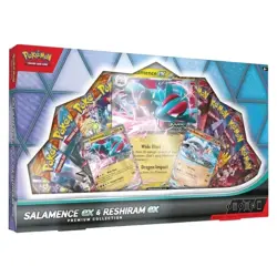 Lot of 5 - Salamence ex & Reshiram ex Pokemon TCG Premium Collection Box - Image 1