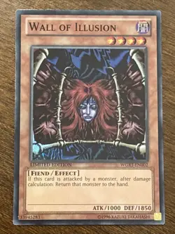 Yu-Gi-Oh! TCG Wall of Illusion WGRT-EN002 Limited Edition Super Rare LP - Image 1