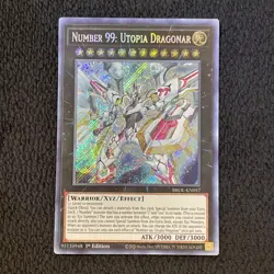 Yugioh! Number 99: Utopia Dragonar - BROL-EN057 - Secret Rare - 1st Edition NM/M - Image 1
