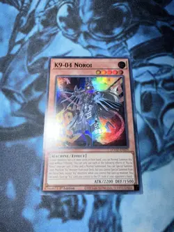 Yu-Gi-Oh! K9-04 Noroi Ultra Rare DOOD-EN038 - Image 1