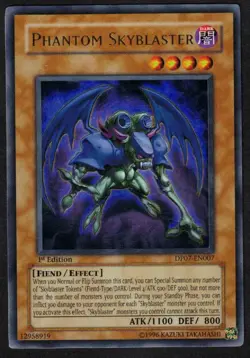 Yugioh Phantom Skyblaster DP07-EN007 Ultra Rare 1st Ed - LP - Image 1