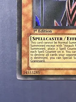 Yugioh Arcanite Magician/ Assault Mode CRMS-EN021 Ultra Rare 1st Edition LP - Image 5