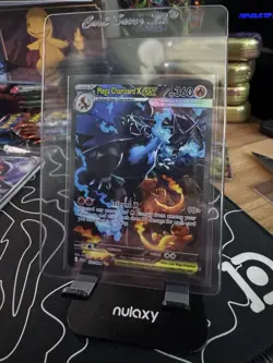 Mega Charizard x Ex 125/094 SR Full Art Pokemon Card English Mint Condition - Image 1
