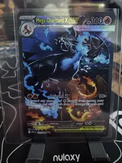 Mega Charizard x Ex 125/094 SR Full Art Pokemon Card English Mint Condition - Image 2