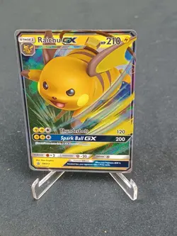 Raichu GX - SM213 - Pokemon Sun & Moon Promo Ultra Rare Card NM - Image 1