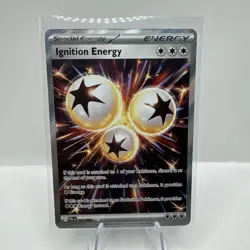 Pokemon Ignition Energy 124/094 Phantasmal Flames Full Art Rare Mint TCG Card - Image 1