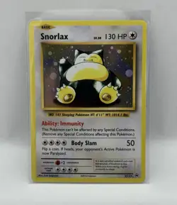 Pokemon TCG Snorlax XY179 XY Black Star Promo Holo Rare Pokemon Card NM+ - Image 1