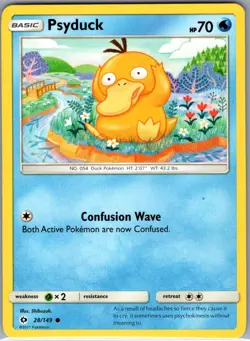 Psyduck 28/149 Non Holo SM Base Set - Pokemon Card - NM - Image 1