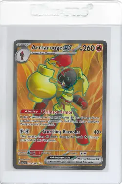 Armarouge ex - 218/182 - Pokemon Paradox Rift Full Art Ultra Rare Card NM - Image 1