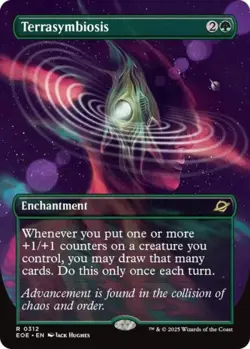 Terrasymbiosis (Borderless) -Foil Near Mint MTG Edge of Eternities - Image 1