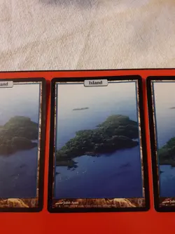$30 Very Nice 3 card lot MTG UNHINGED ISLAND FULL ART - Image 4