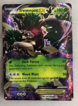 Pokemon TCG Trevenant EX Primal Clash Ultra Rare Card 19/160 LP Condition - Image 1